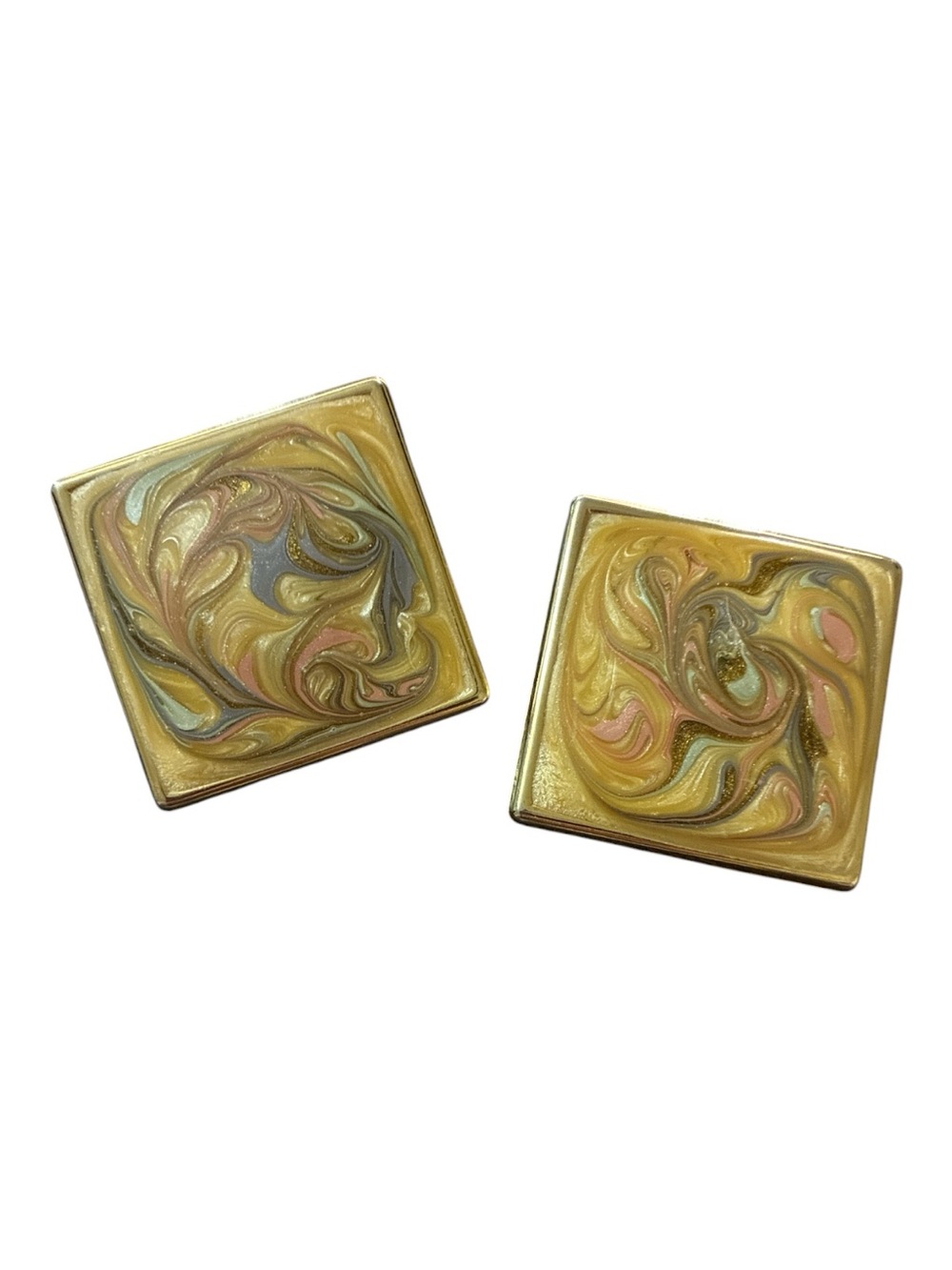 Gold Swirl Earrings